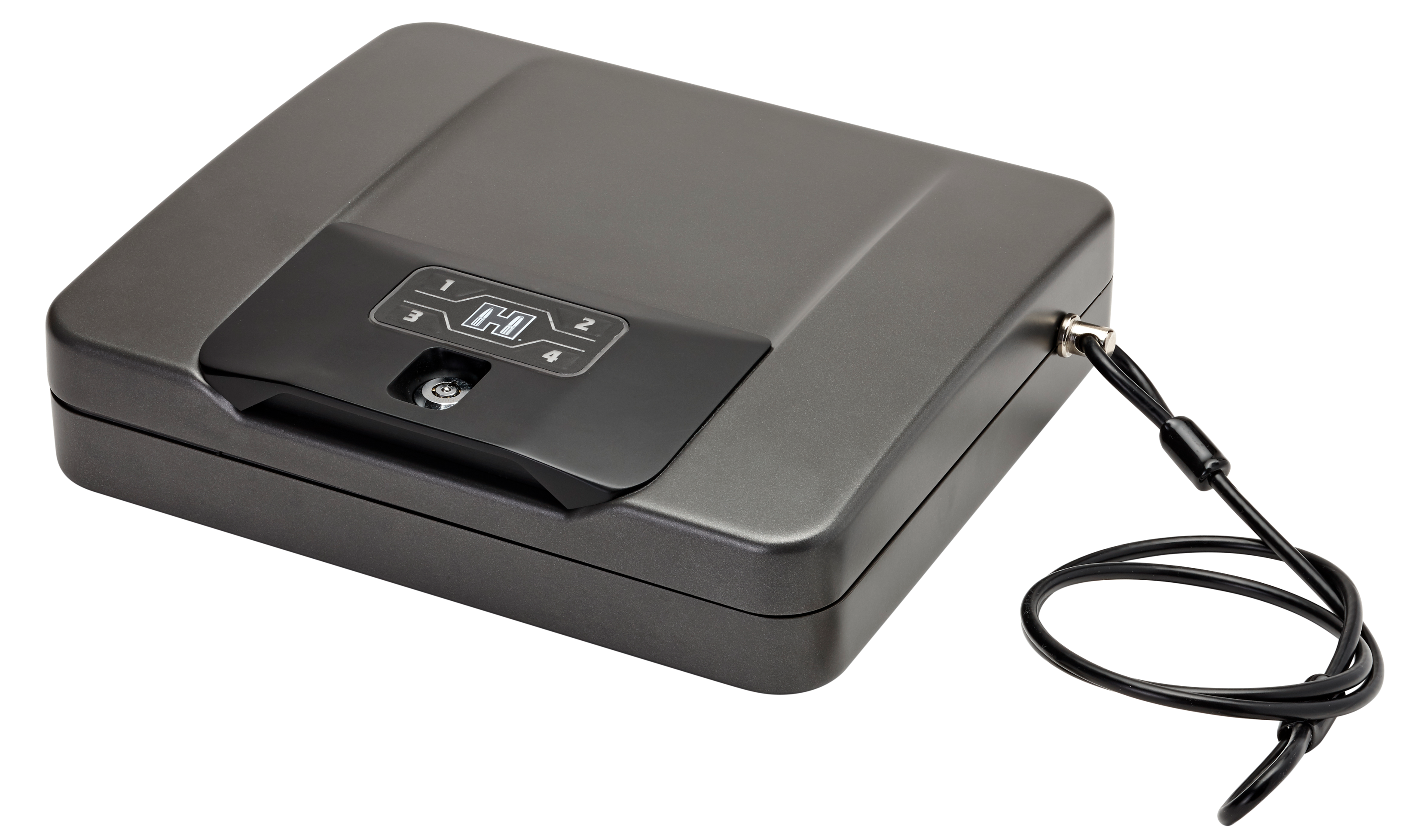Hornady 98141 Rapid Safe 4800KP RFID,Access Code,Key Entry Black Steel Holds 1 Handgun 10.50" L x 12" W x 2.90" D