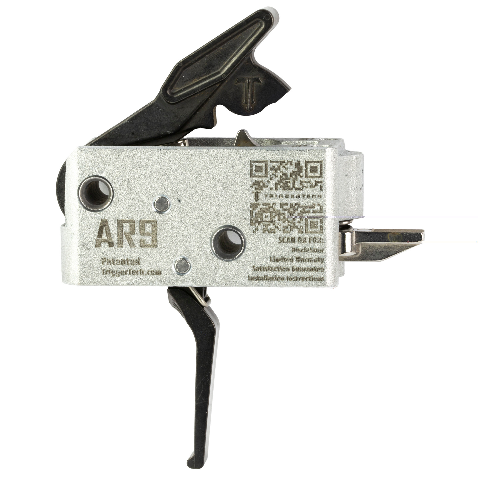 TriggerTech AH9TDB33NNF DutyFlat Trigger Two-Stage 3.50 lbs Draw Weight Fits AR-9