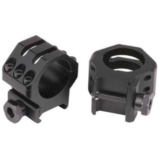 Weaver Six Hole Tactical 30mm Rings Matte, High