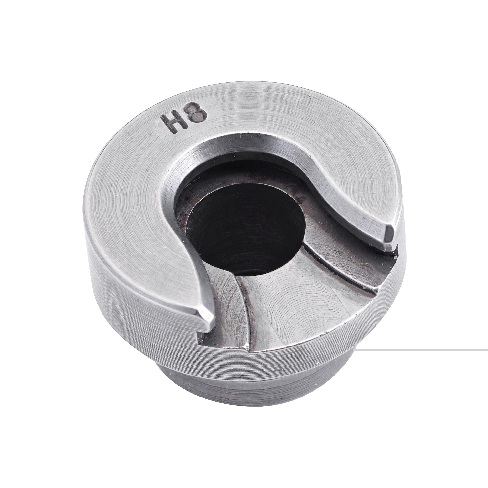 Hornady 390548 ShellHolder Universal Size #8 Silver Multi-Caliber Steel