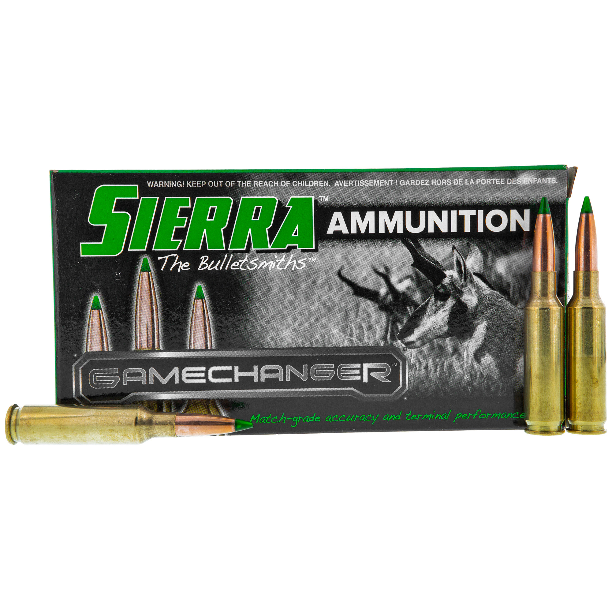 Sierra GameChanger Ammunition 6.5 Creedmoor 130 Grain Tipped GameKing 20RD