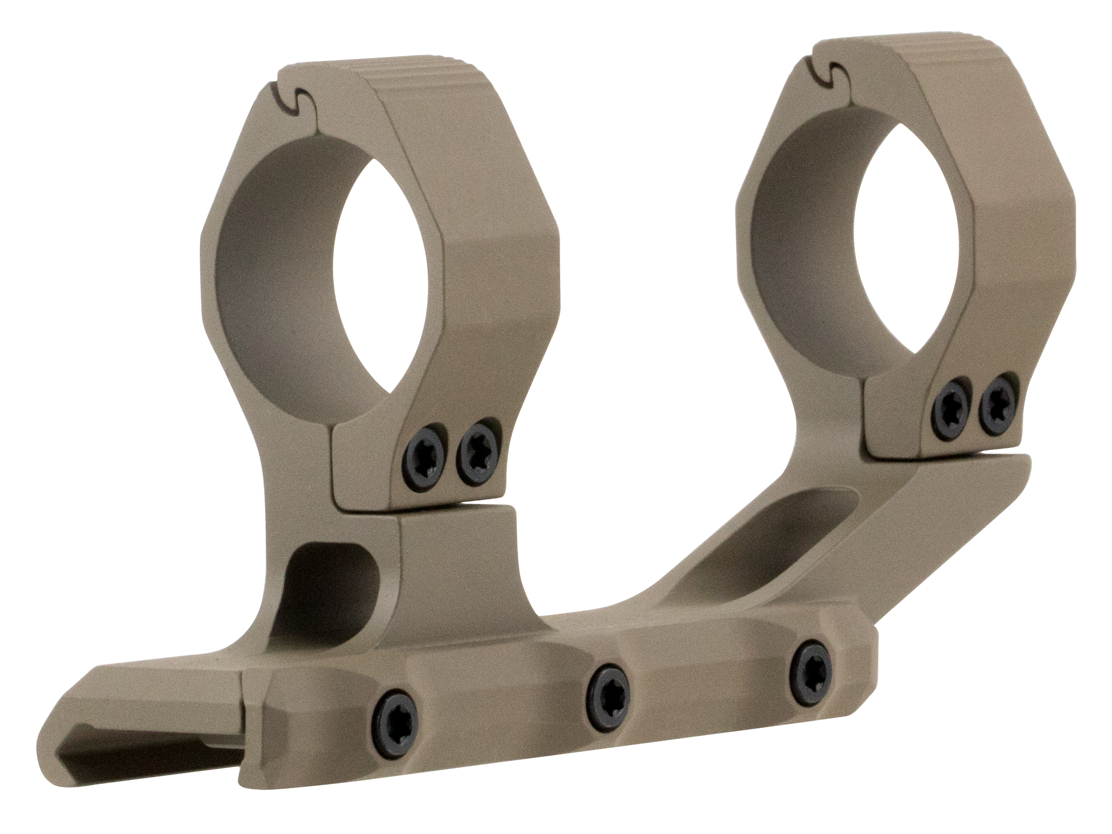 Aero Precision APRA210410 1-Pc Base & Ring Combo For AR Extension Style Flat Dark Earth Cerakote Finish