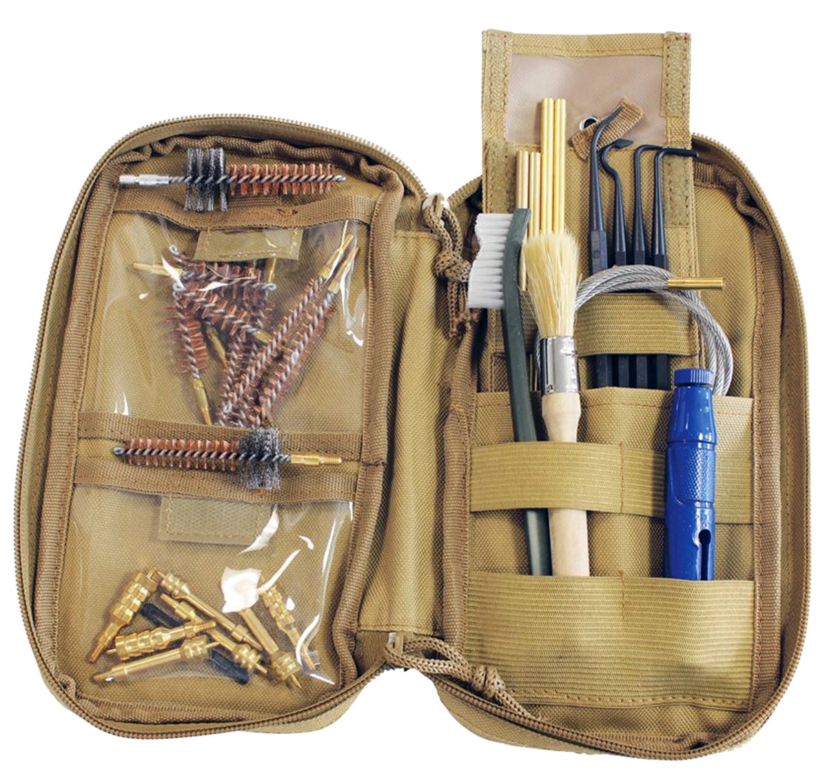 Birchwood Casey 41651 Range Cleaning Kit Handgun/Rifle 29 Pieces Tan