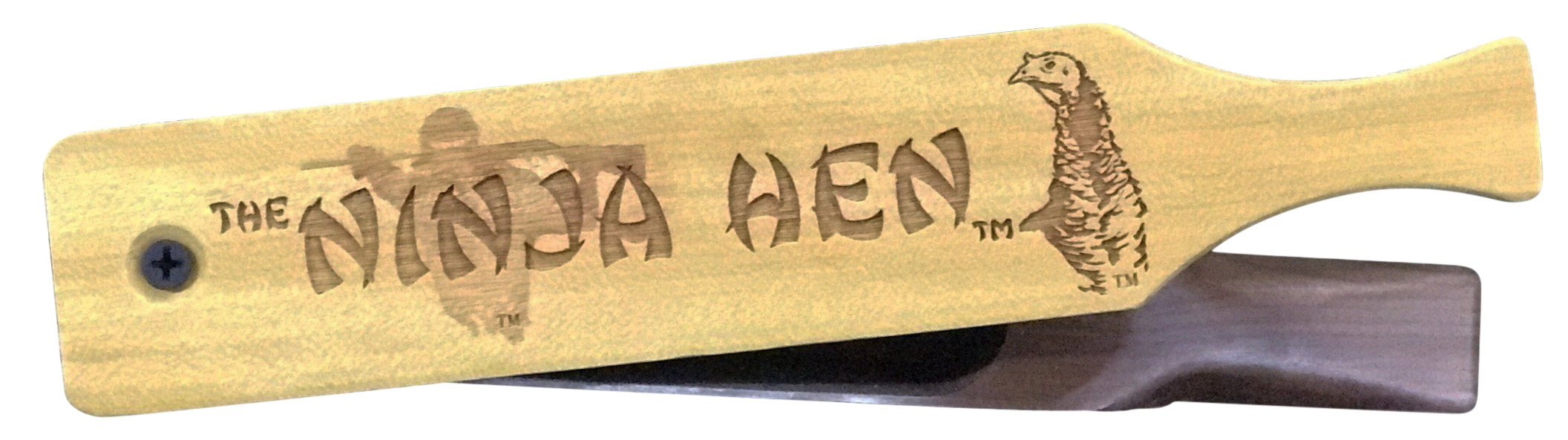 Woodhaven WH088 Ninja HenBox Call Attracts Turkeys Natural Walnut