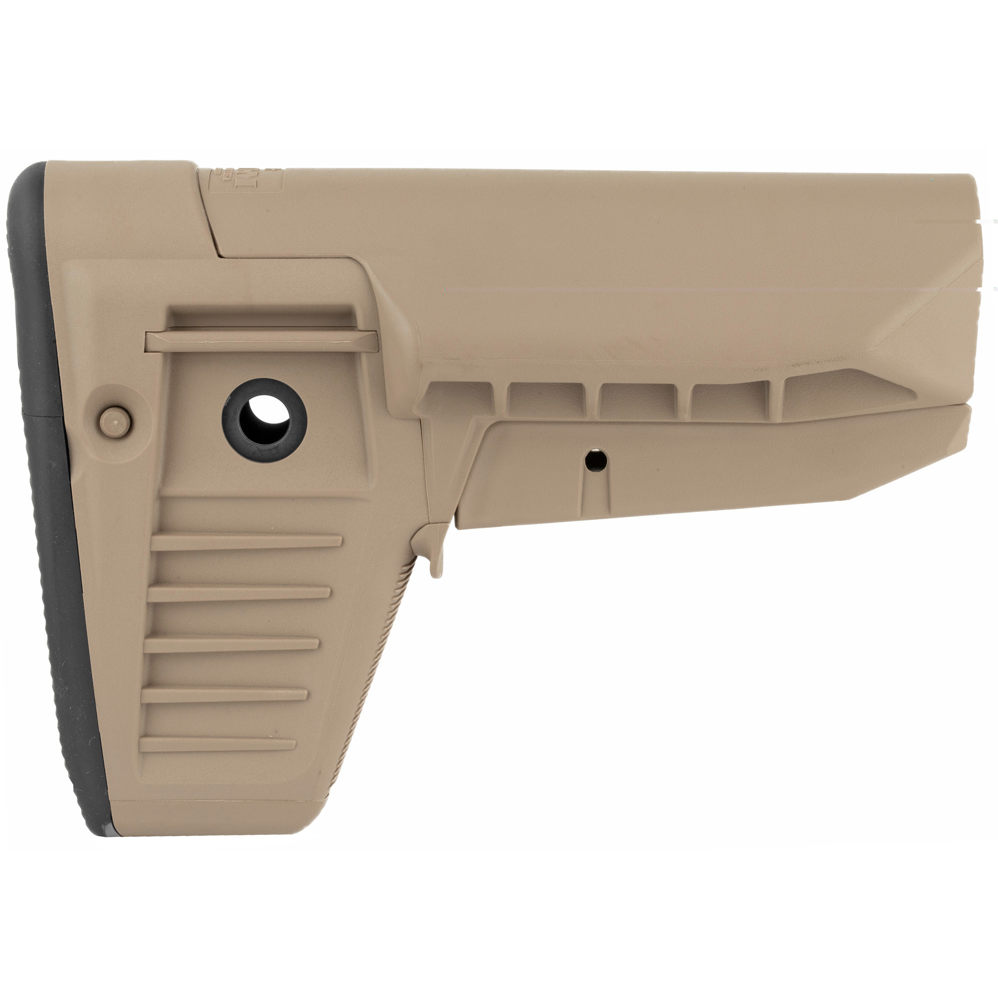 Bravo Company Mod 1 SOPMOD Compartment Gunfighter Stock Flat Dark Earth, Widebody