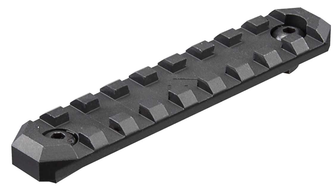 Aim Sports MLRS2 Panel SectionRifle Picatinny Rail 9 Slot Black Anodized 6061-T6 Aluminum