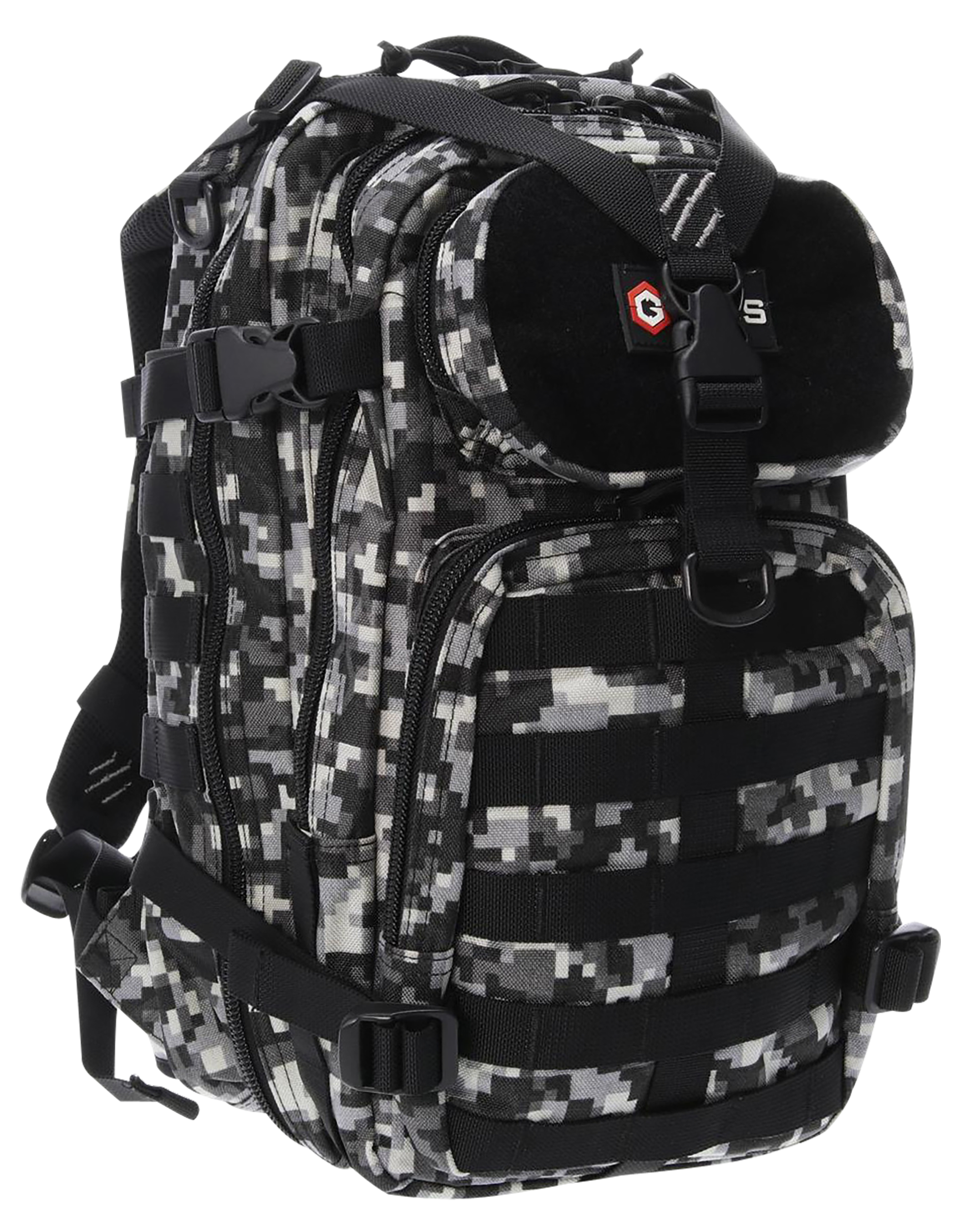 GPS Bags T1611BOBGD Tactical Bugout BagGray Digital 600D Polyester 2 Handguns