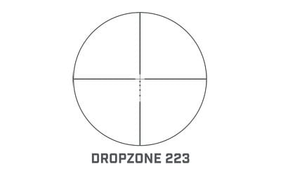 Bushnell AR71424 AR Optics Matte Black 1-4x24mm 30mm Tube Drop Zone-223 Reticle