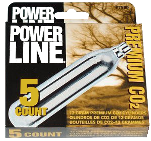 Daisy 7580 Powerline CO2 Cylinder 12 gram 5 Per Pack