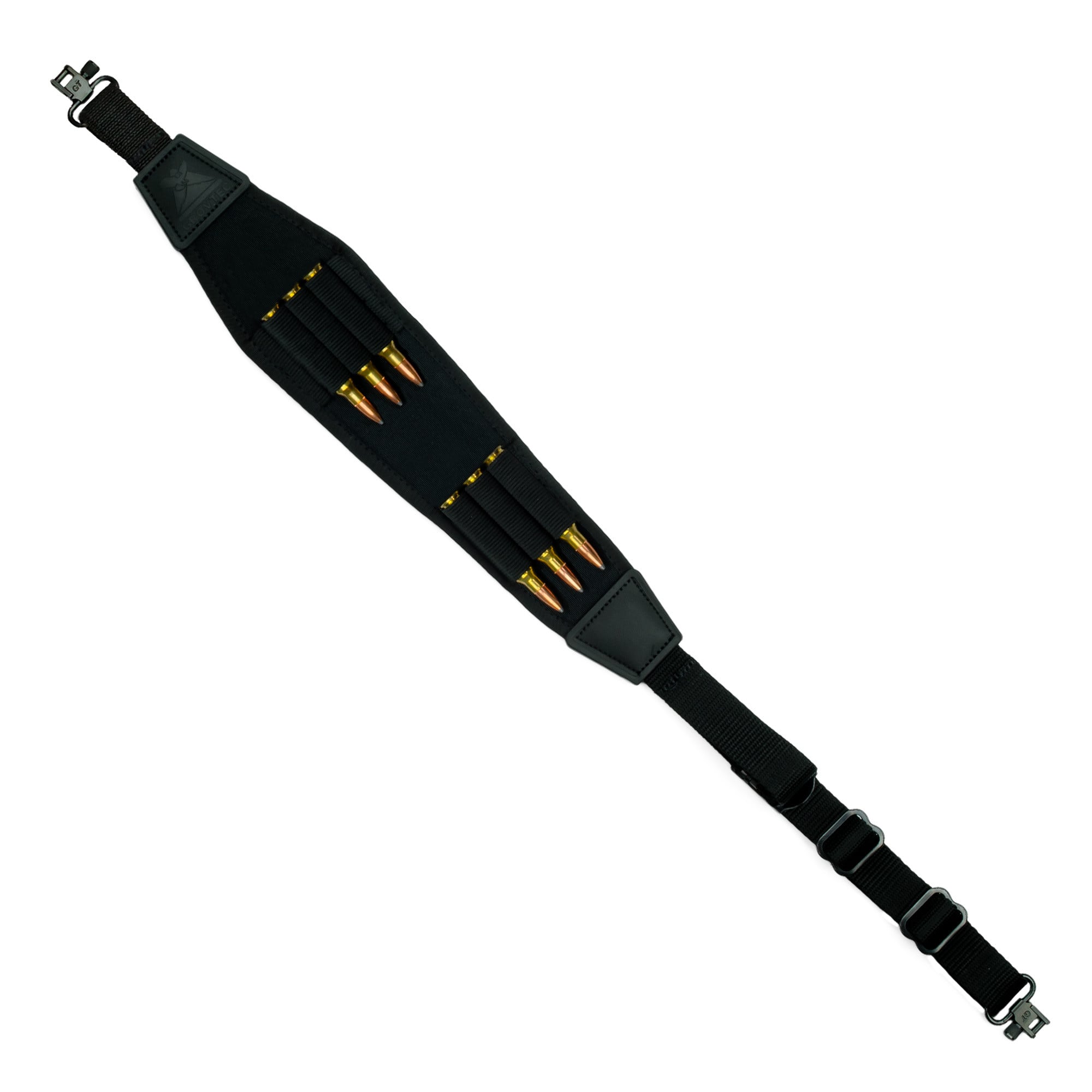 GrovTec Padded Cartridge Rifle Sling with Sling Swivel Nylon Black