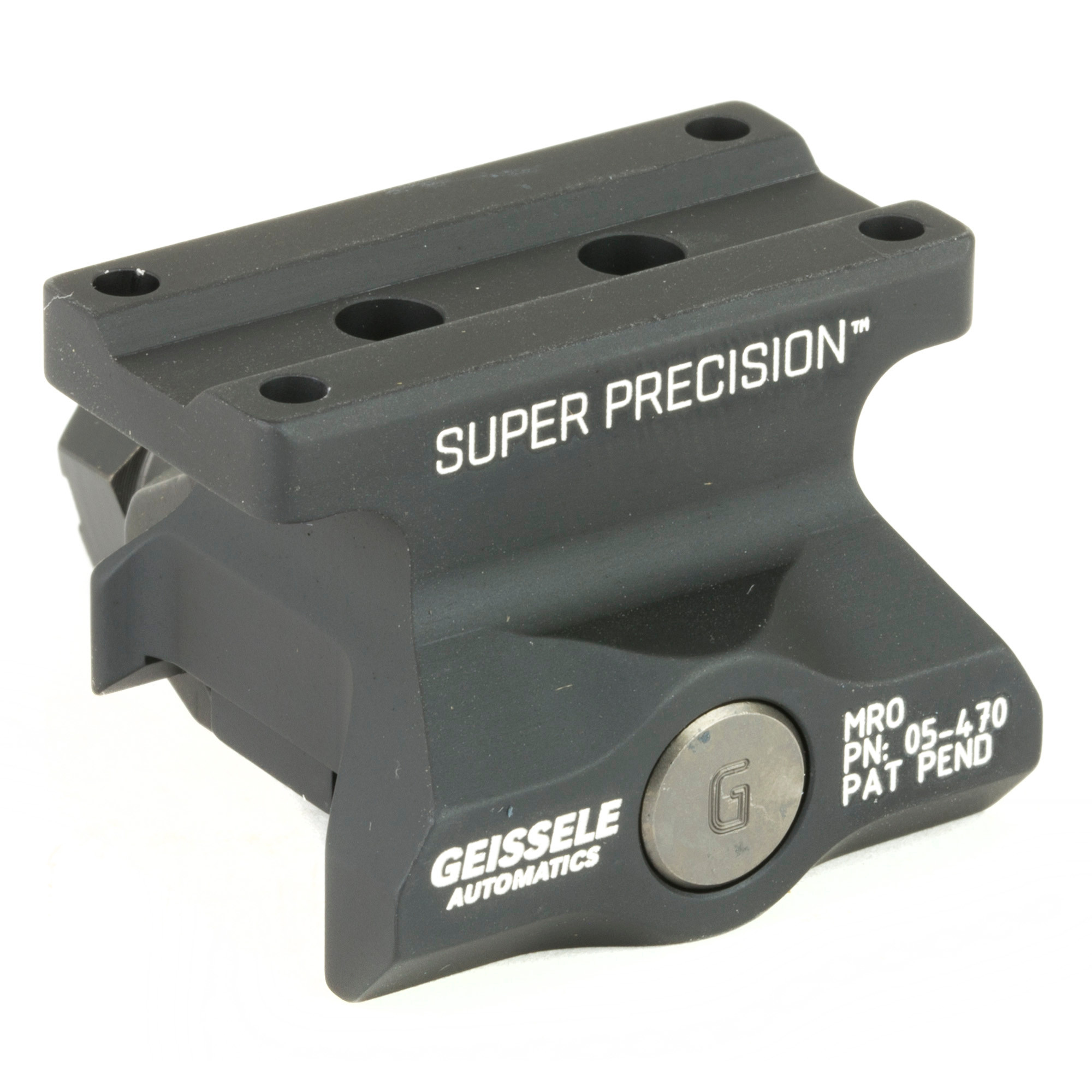 Geissele Super Precision MRO Mount Black, 7075-T6, Lower 1/3 Co-Witness