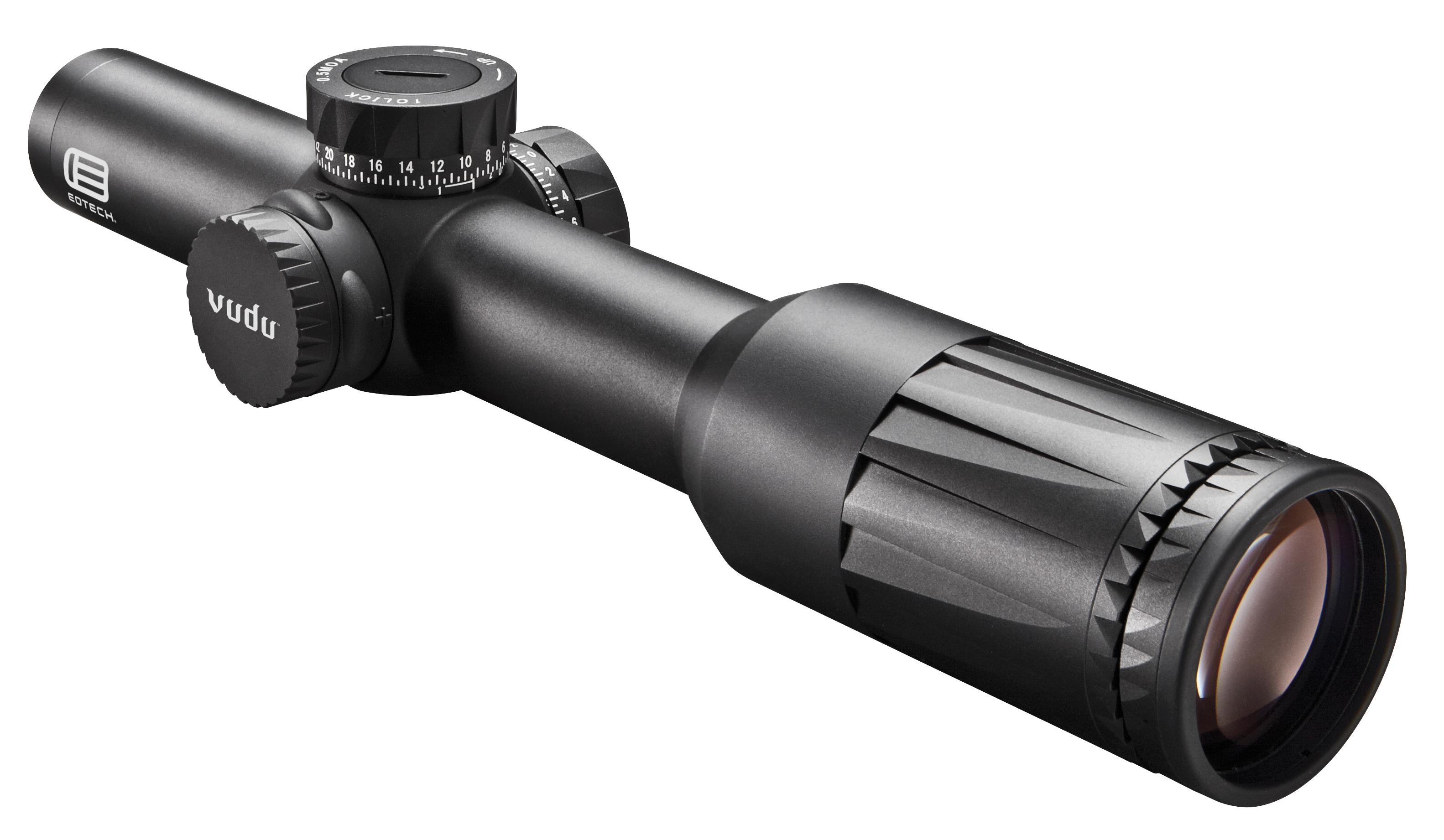 EoTech 1-6x24 Vudu 30mm Riflescope Black, Illuminated SR-1, 1/p