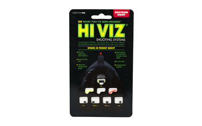 HIVIZ Spark 3 Front Sight for Shotgun Barrels with Removable Front Bead Interchangeable Fiber Optic