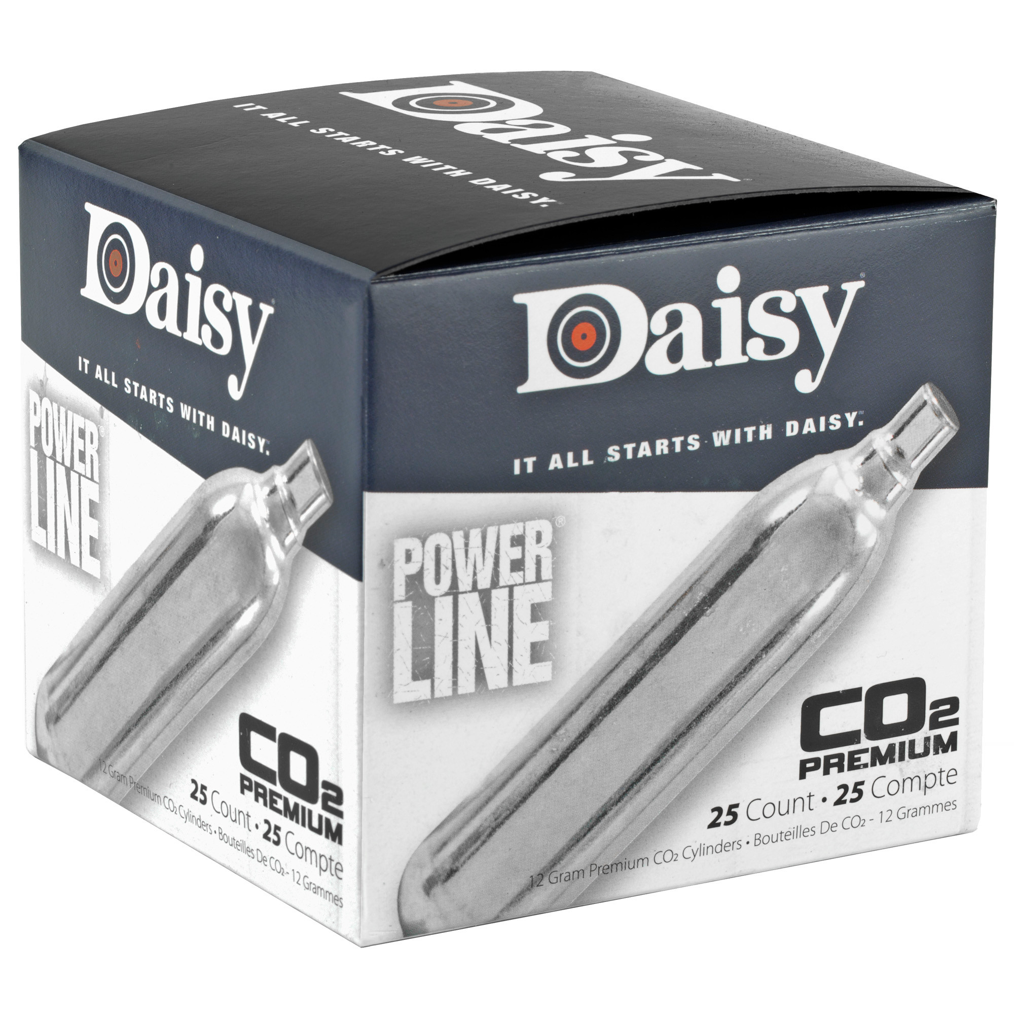 Daisy 7025 Powerline CO2 Cylinder 12 gram 25 Per Pack