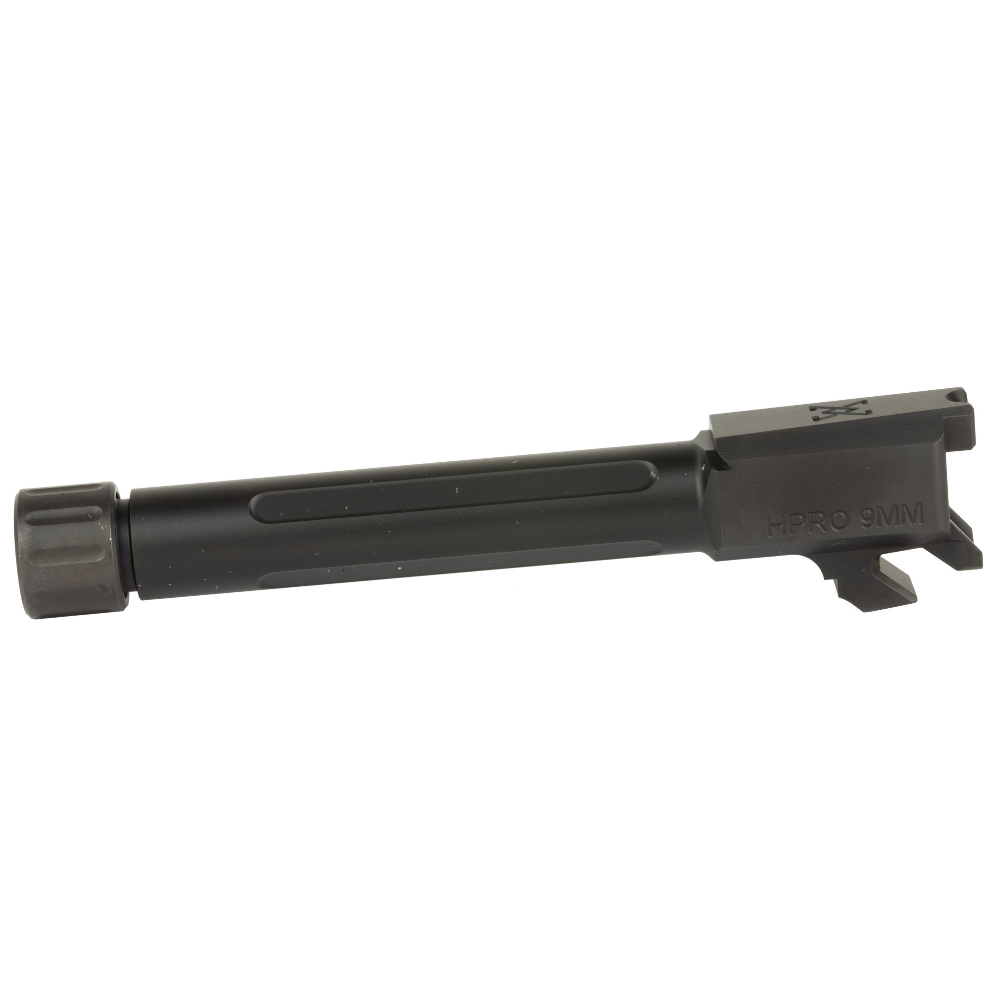 True Precision Threaded Barrel Springfield Hellcat PRO 9mm Luger 1/2"-28 Nitride Black