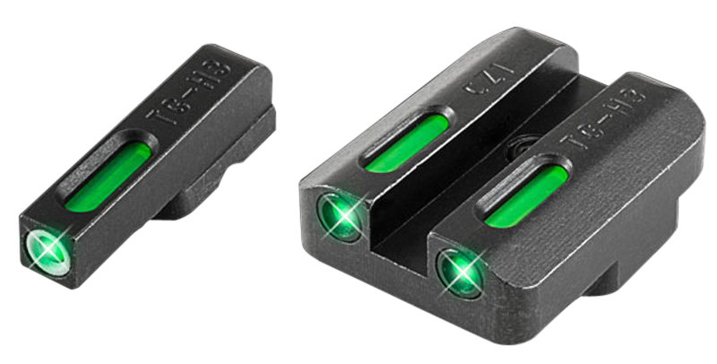 TRUGLO TFX Sight Set CZ 75, 85 Tritium Fiber Optic Green with White Front Dot Outline