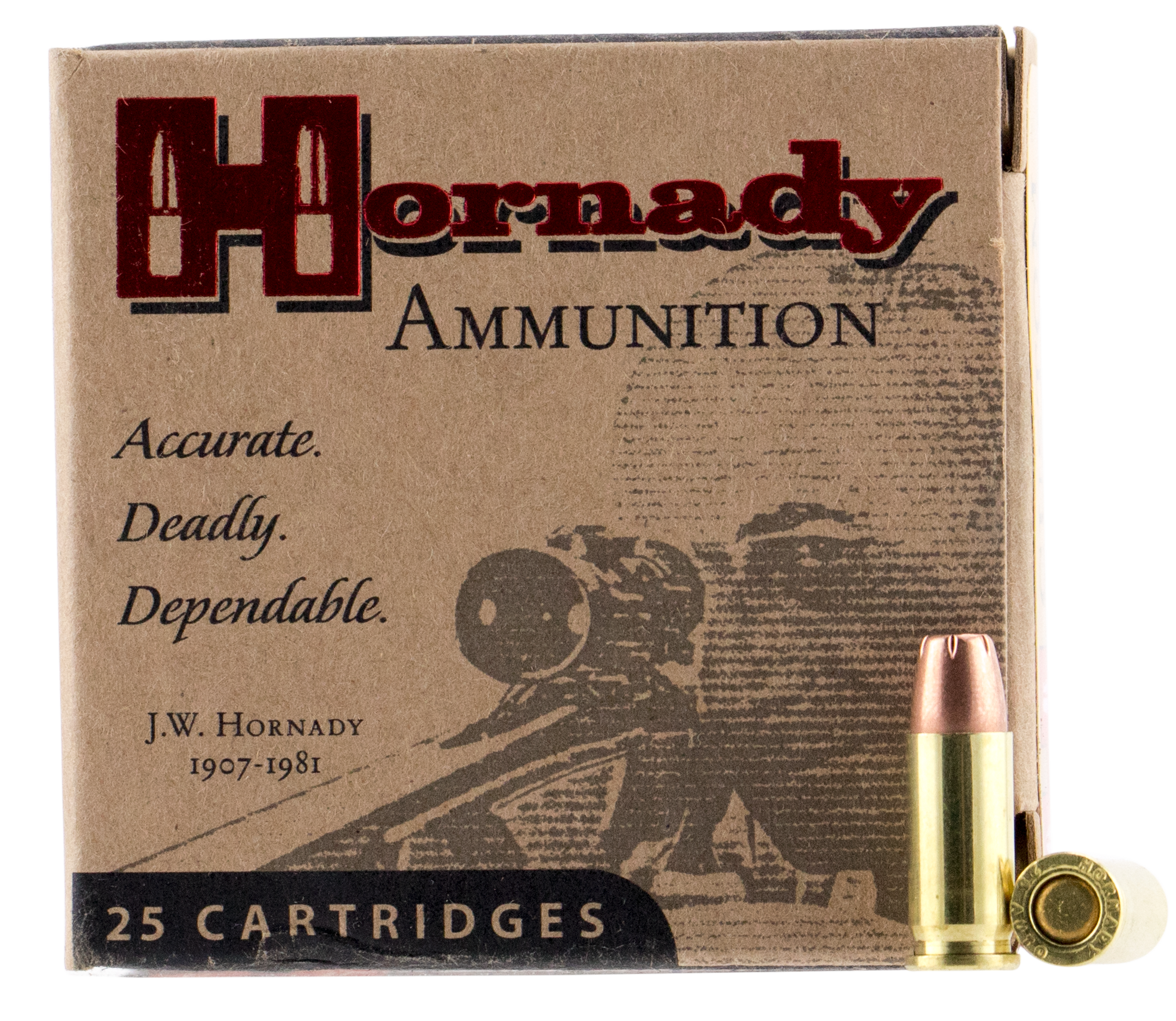 Hornady Custom Ammunition 25 ACP 35 Grain XTP Jacketed Hollow Point Box of 25