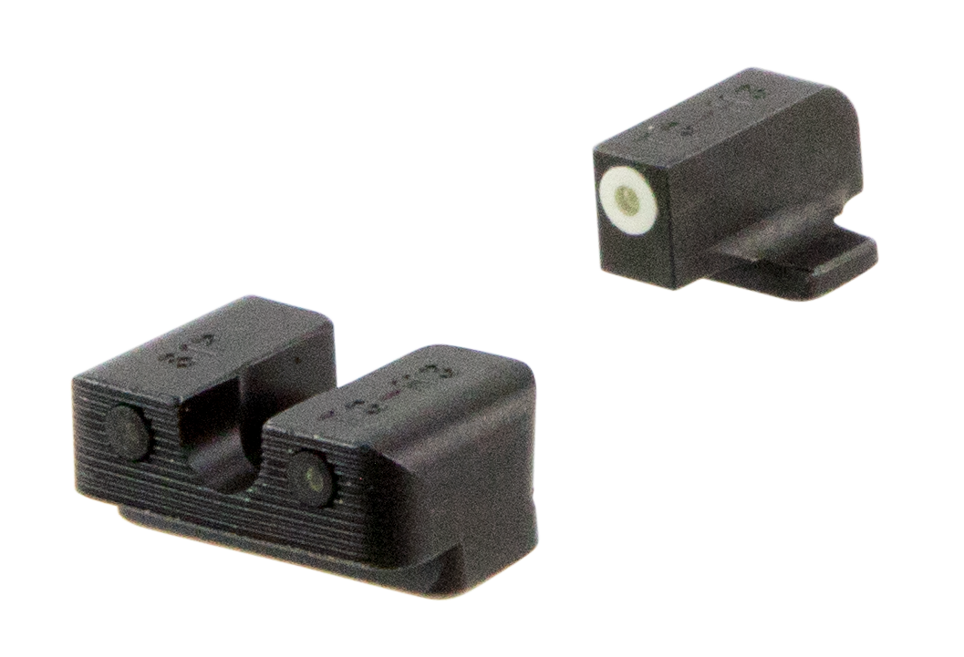TruGlo Tritium Pro Sight Set Sig Sauer #6/#8 Tritium Green with White Front Outline