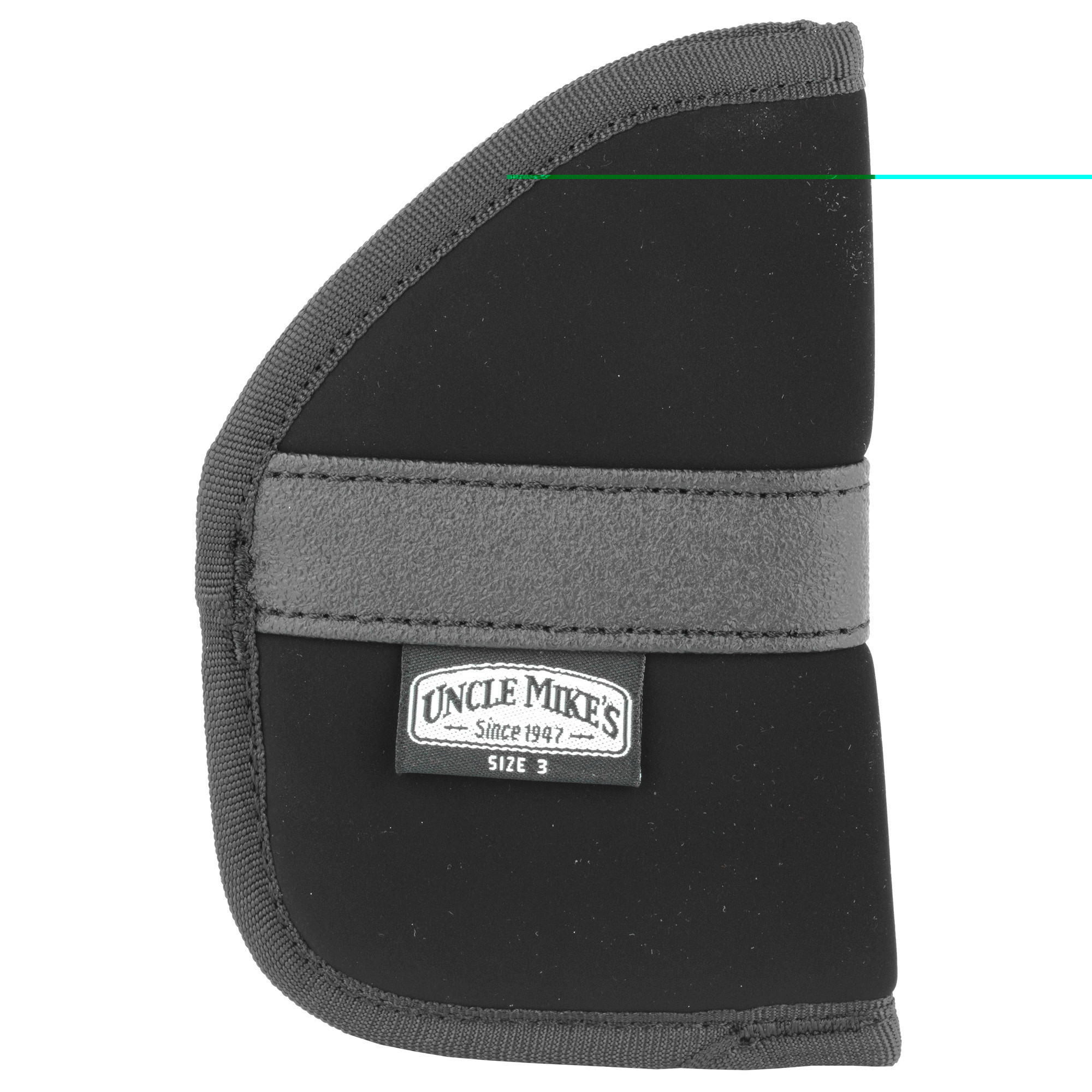 Uncle Mike's 87443 Inside The Pocket Holster IWB Size 03 Black Suede Like Pocket Fits Springfield XD Fits Sm Frame 5rd Revolver Fits 2" Barrel Right Hand