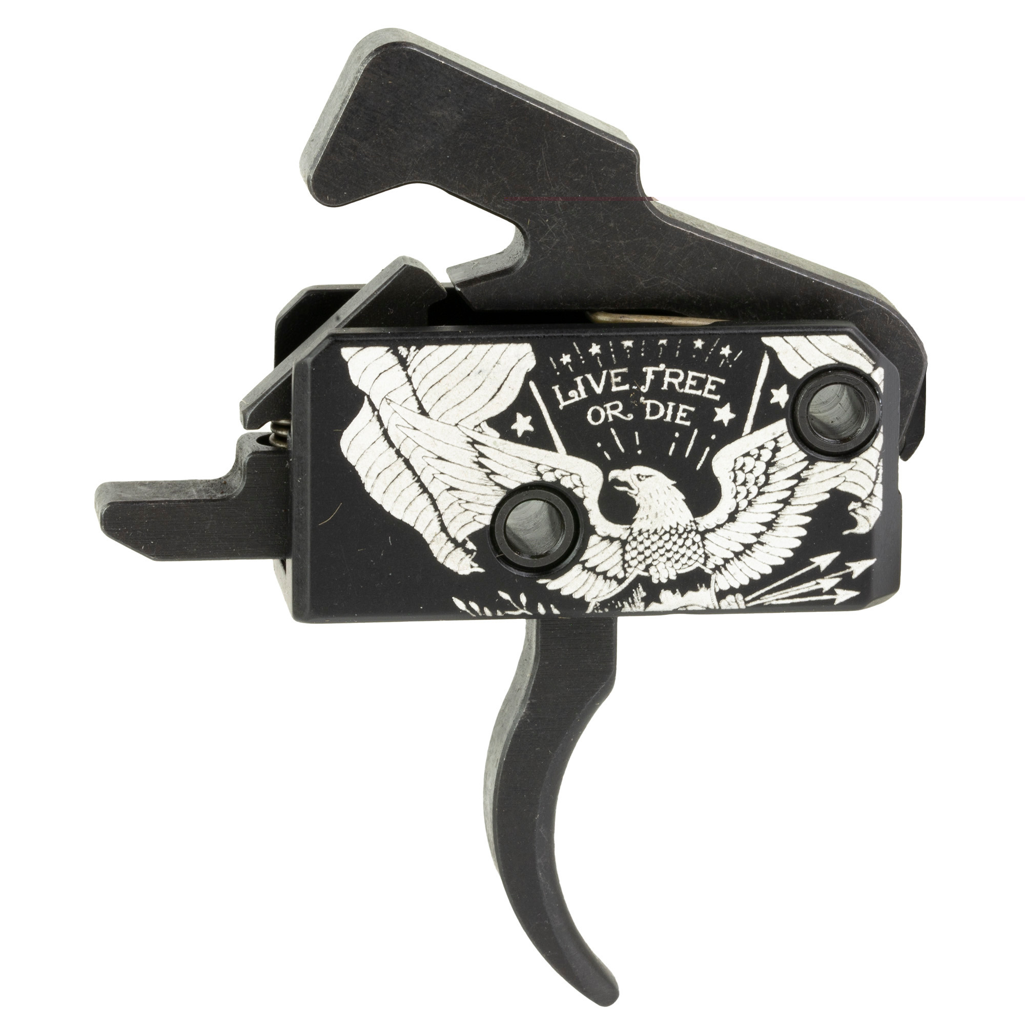 Rise Armament Super Sporting Drop-In Trigger Group with Anti-Walk Pins AR-15 Single Stage Live Free or Die