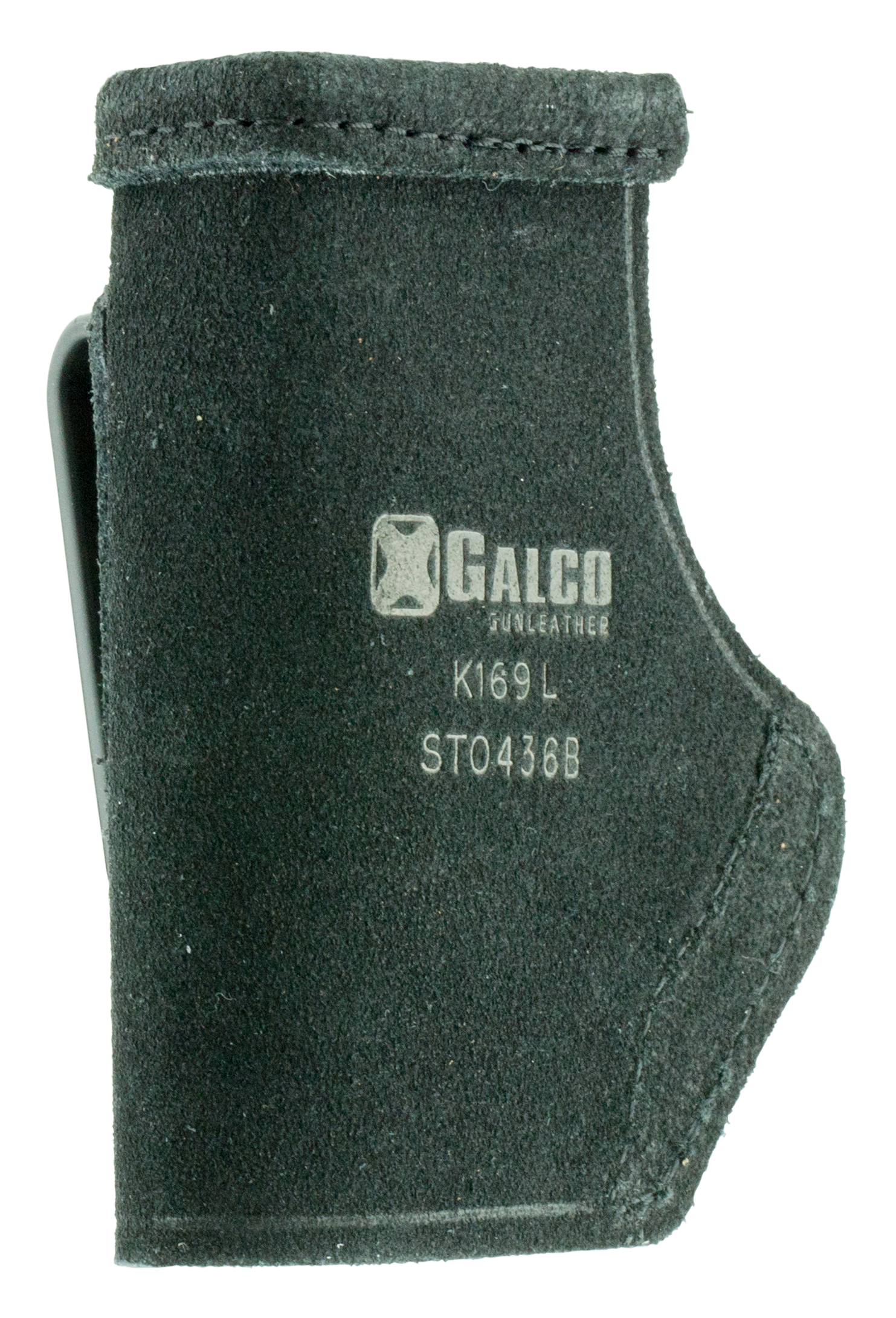Galco STO436B Stow-N-GoIWB Black Leather Belt Clip Fits Ruger LCP/Diamondback DB Right Hand
