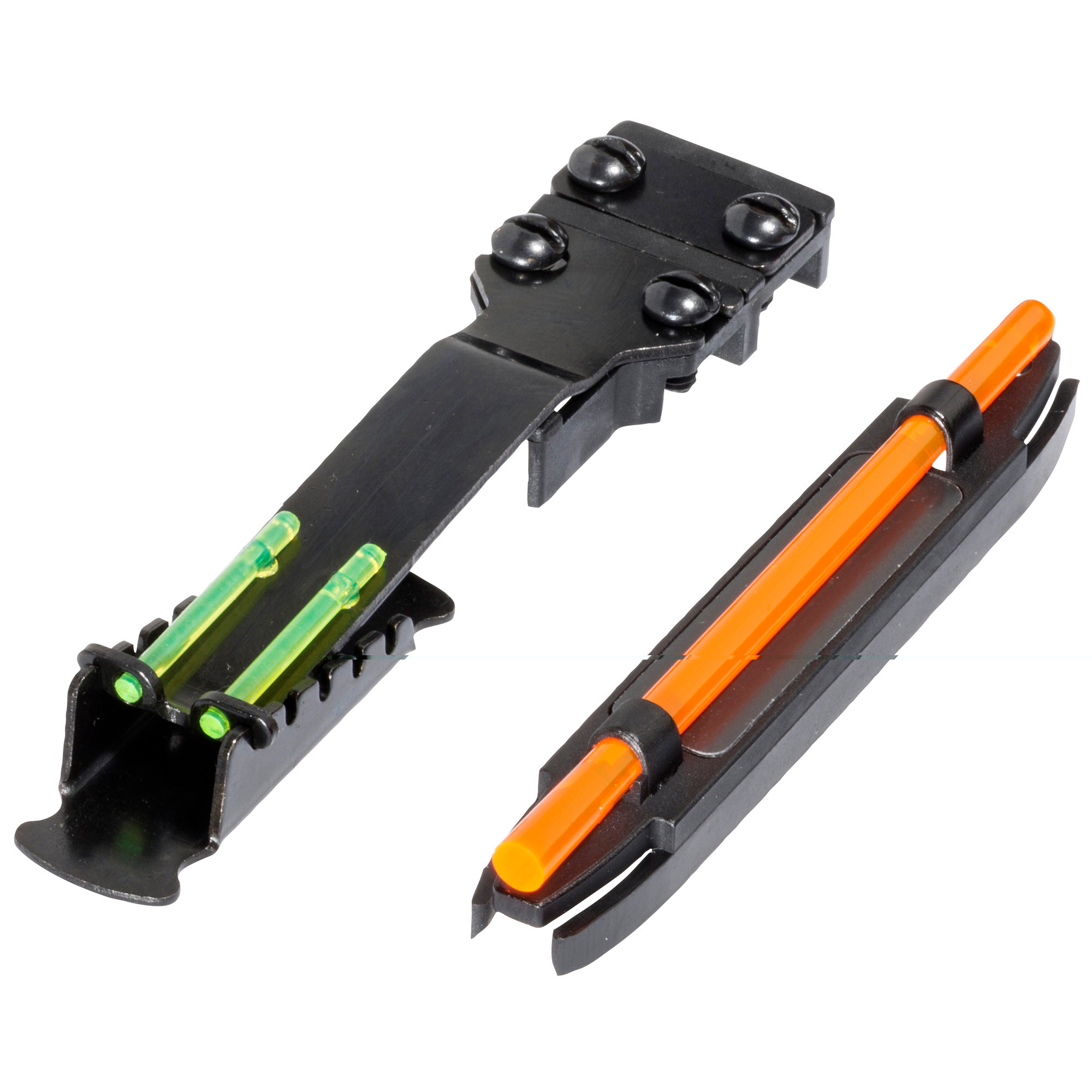 HIVIZ Sight Set Mossberg, Winchester Shotguns Fiber Optic Green Rear, Interchangeable Red & Green Front