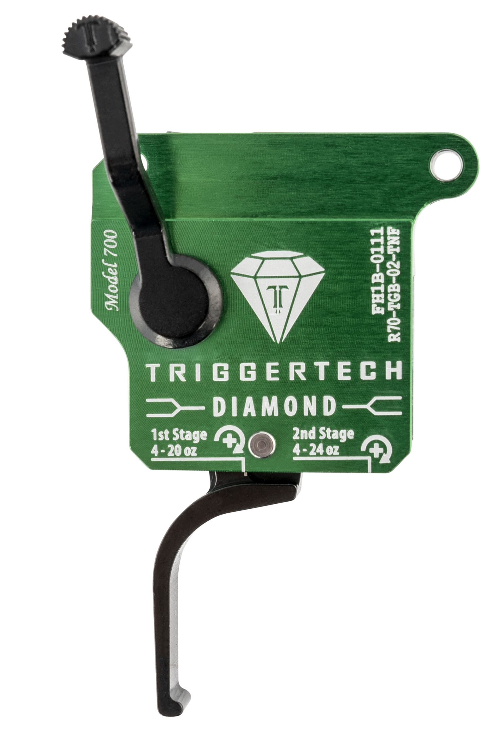 TriggerTech Diamond Trigger Remington 700 Clones Two Stage Black