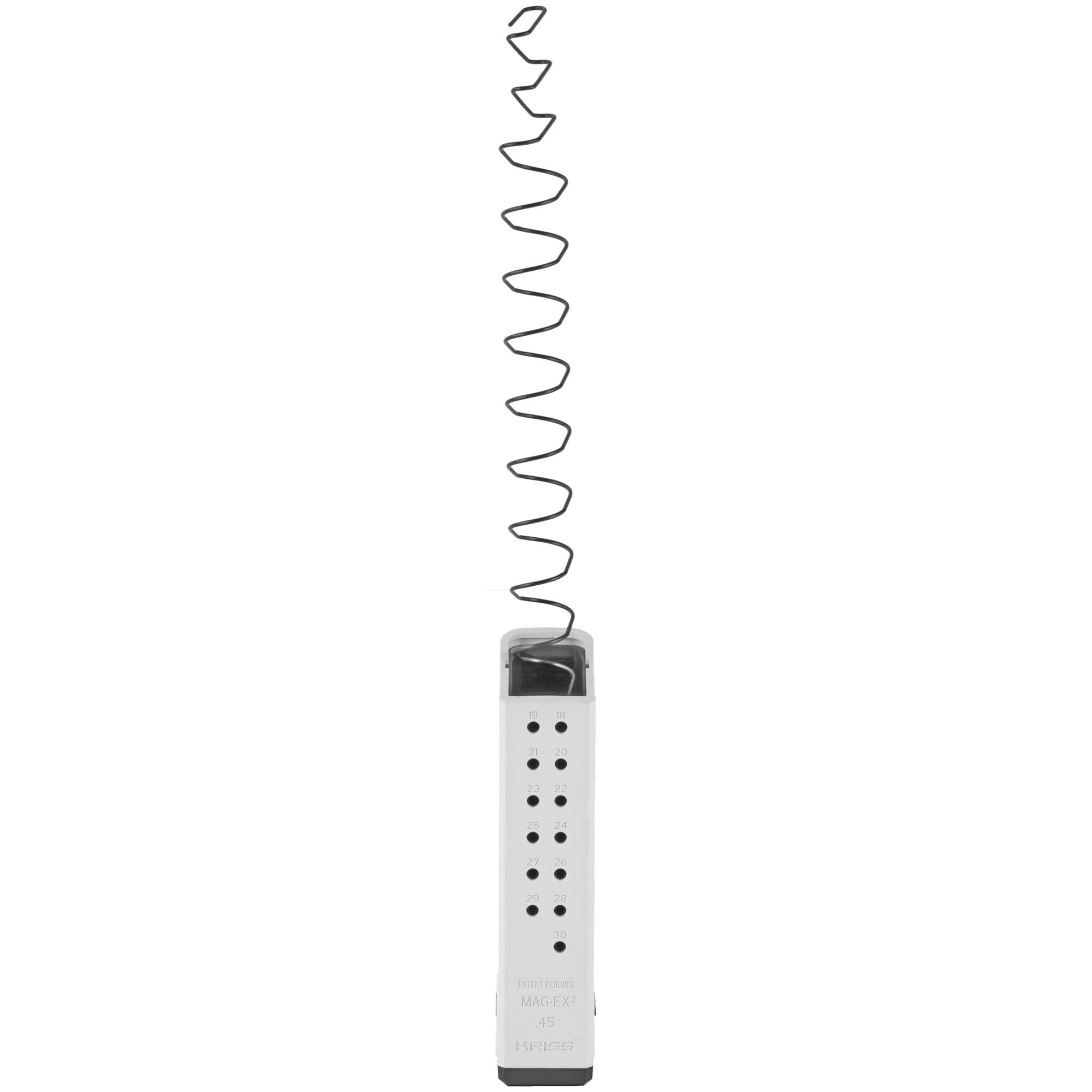 KRISS USA MagEx2 Extension Kit Alpine for Glock Magazine Alpine White, Glock 21 Magazines