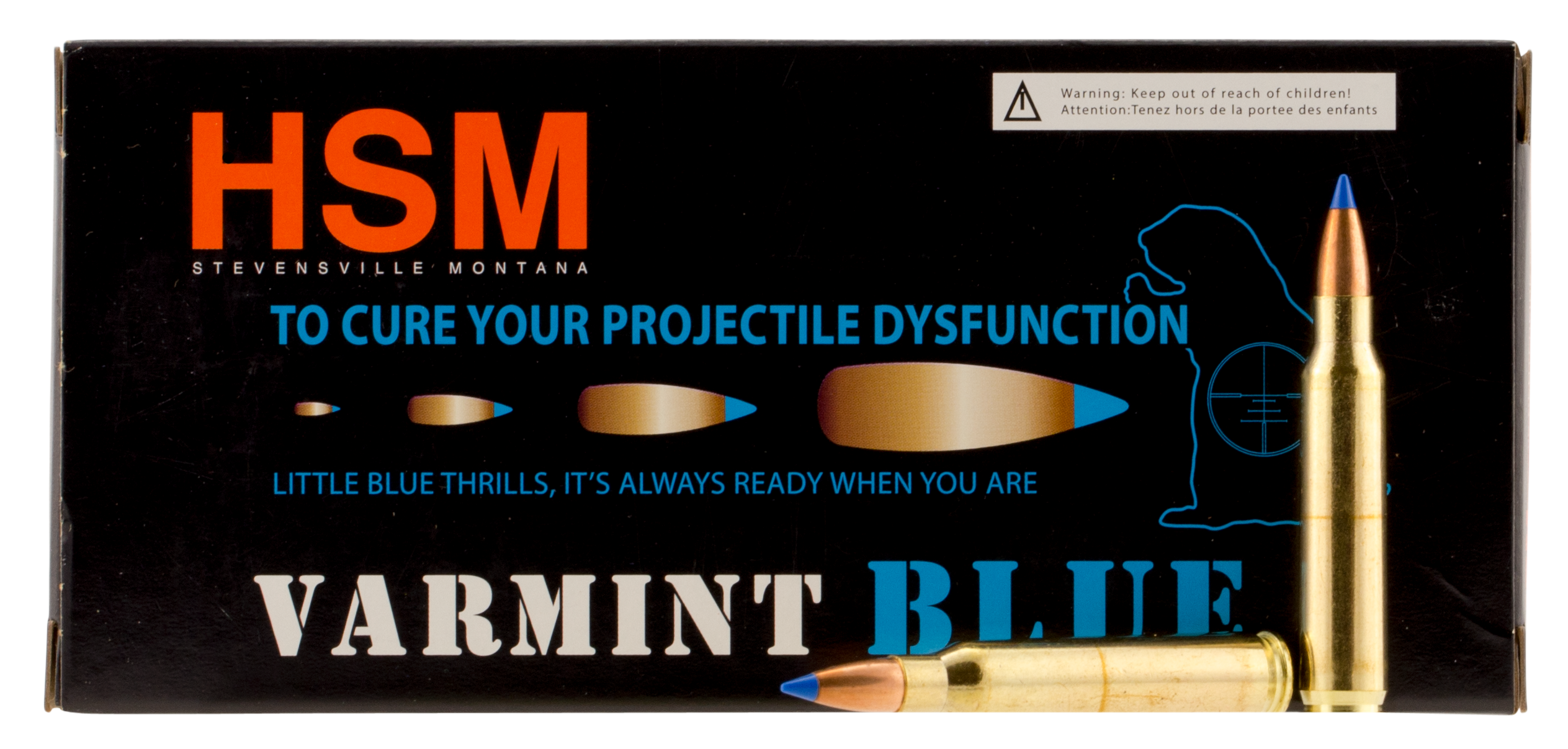 HSM 22354N Varmint Hunting 223 Rem 54gr Sierra BlitzKing 20rd Bx