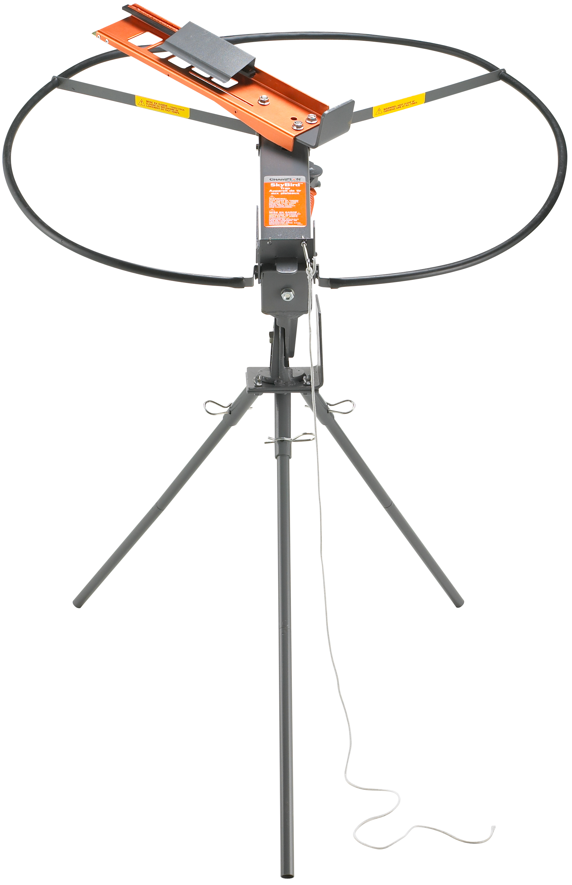 Champion Targets 40906 SkyBird 3/4 Cock Trap Silver Manual Cocking Single
