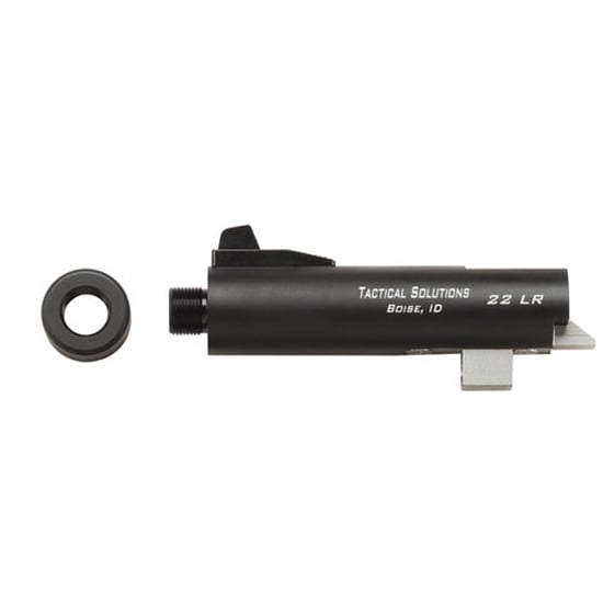 Tactical Solutions Trail-Lite Barrel Browning Buck Mark 22 Long Rifle 1 in 16" Twist 4" Aluminum 1/2"-28 Threaded Muzzle
