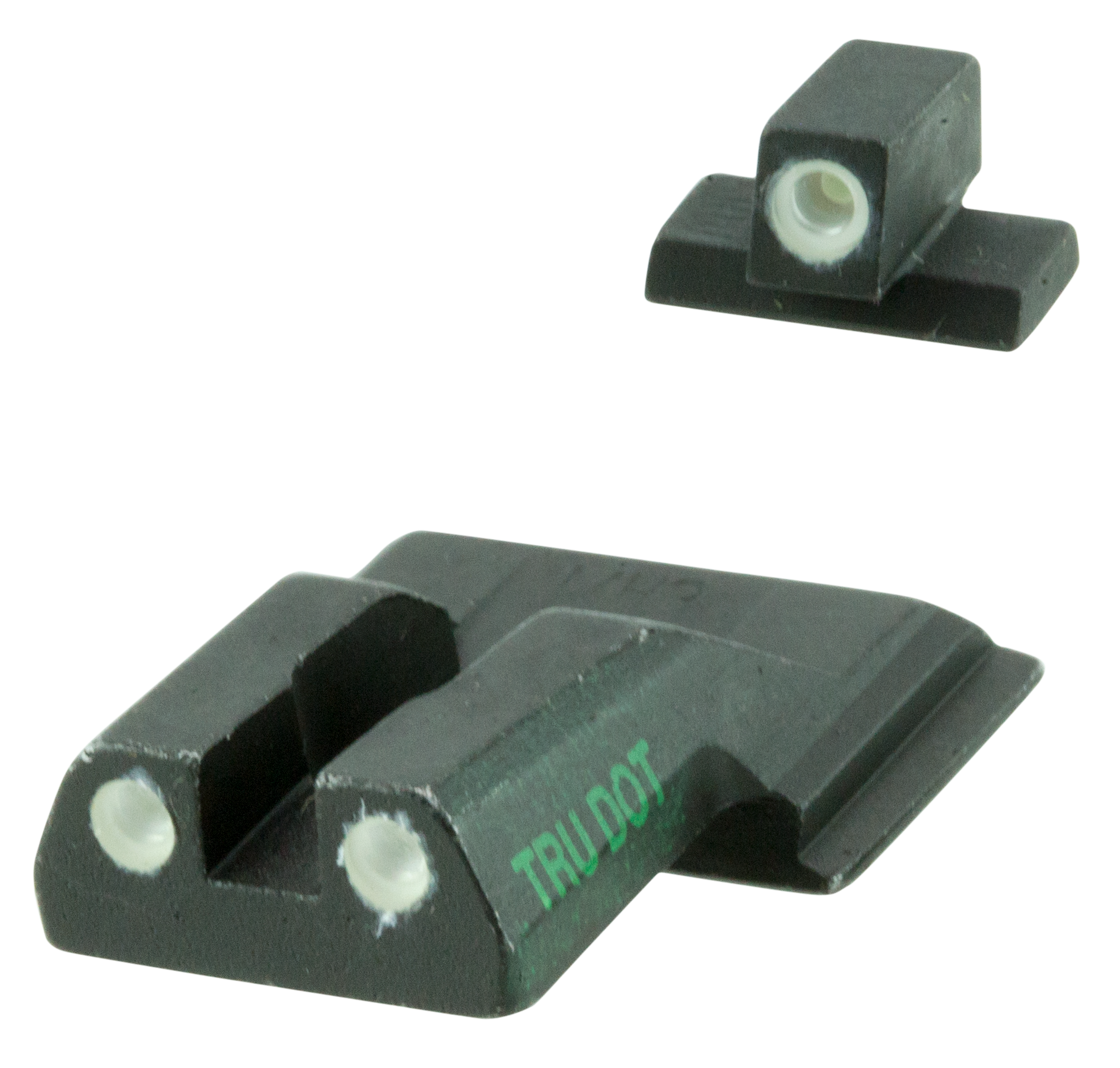 Meprolight USA 117703101 Tru-DotBlack | Green Tritium Front Sight Green Tritium Rear Sight Set