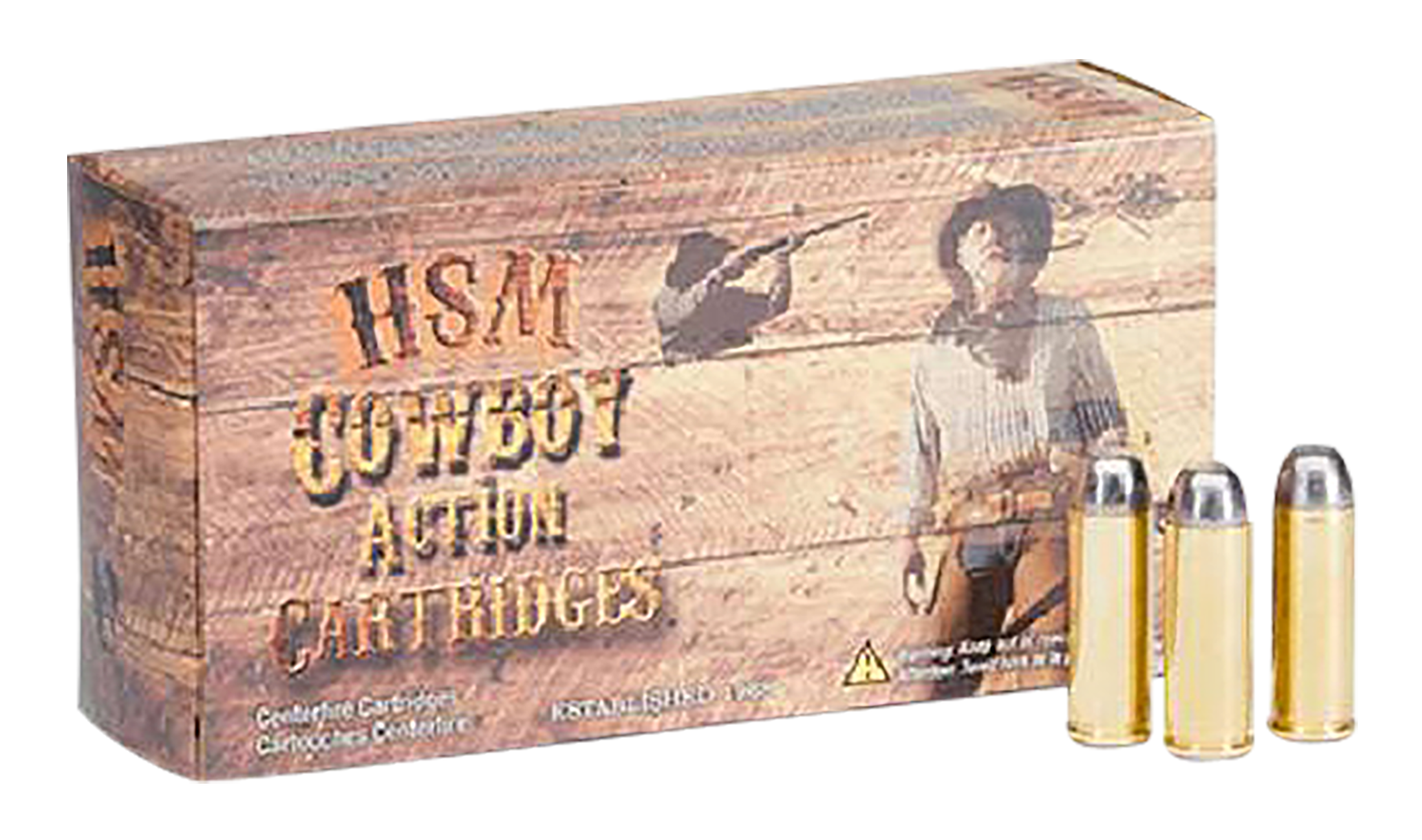 HSM 383N Cowboy Action Handgun 38 Special 148 gr Lead 50rd Bx