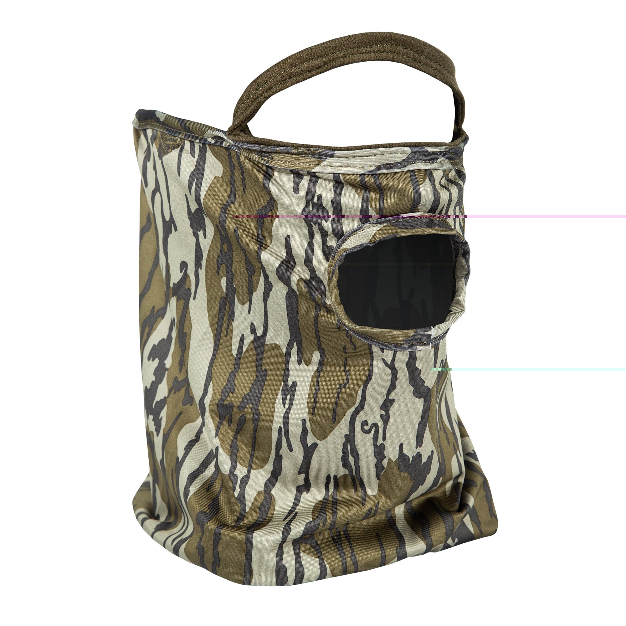 Primos PS6664 Stretch FitMossy Oak Original BottomLand Neoprene 1/2 Face Mask OSFA