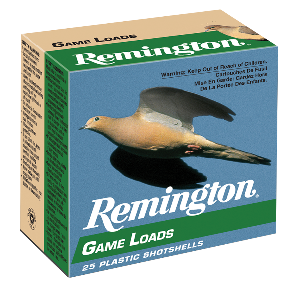 Remington Game Load Ammunition 12 Gauge 2-3/4" 1 oz #8 Shot