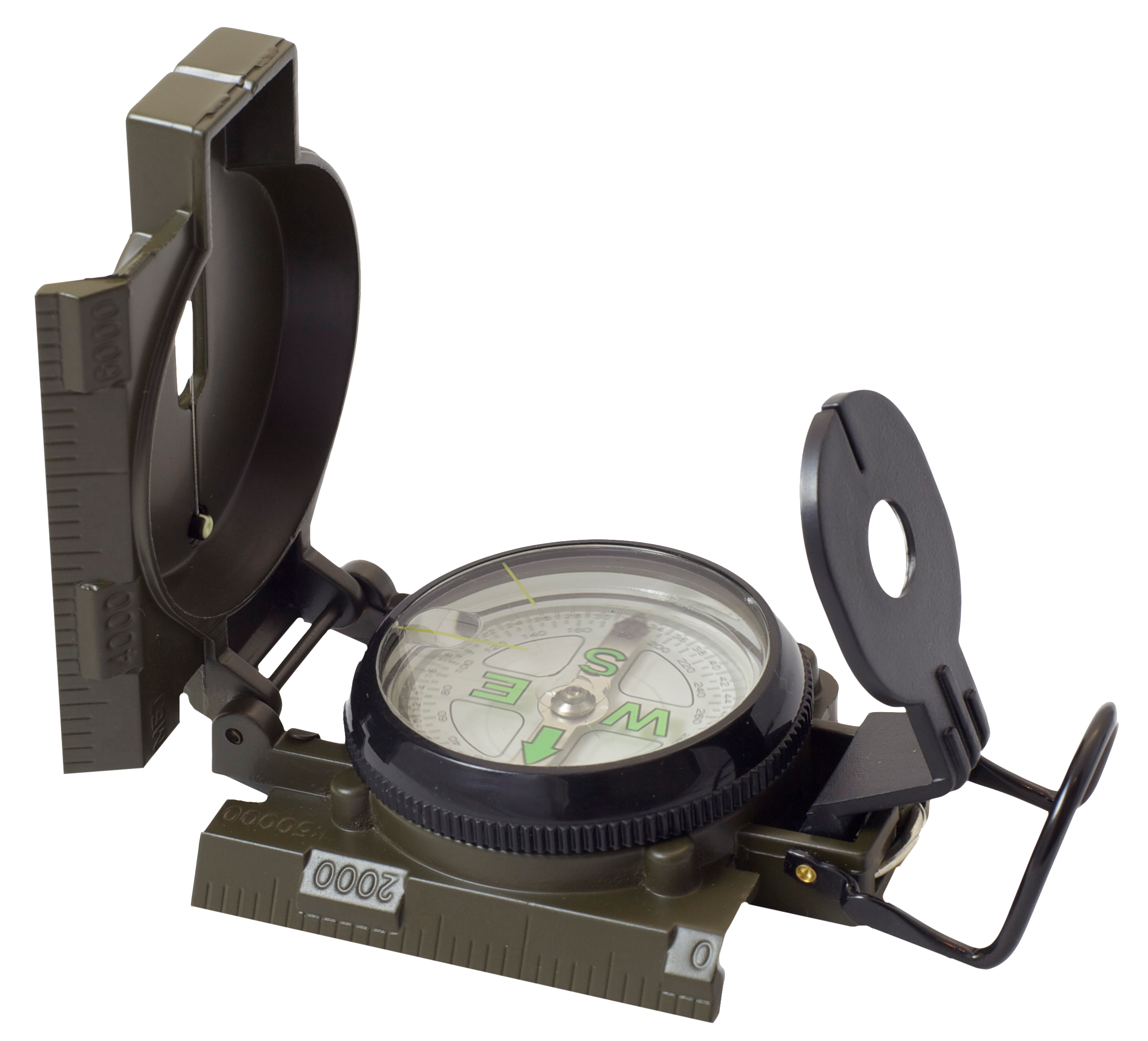 Humvee Accessories HMVCOMPASSOD Military Compass Military Compass Olive Drab
