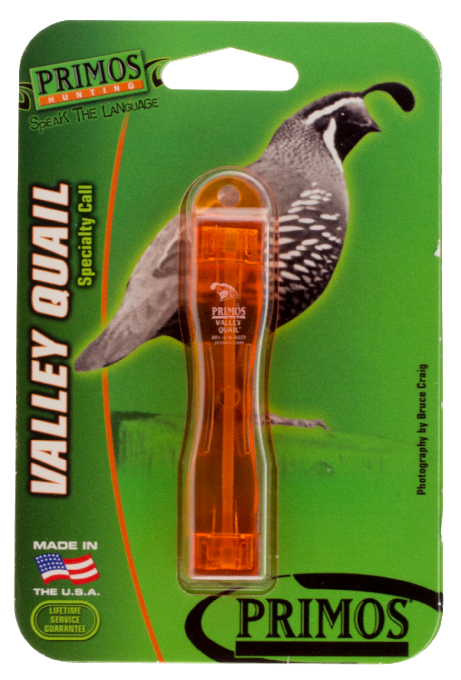 Primos PS339 Valley QuailBite Call Attracts Quail Brown Wood
