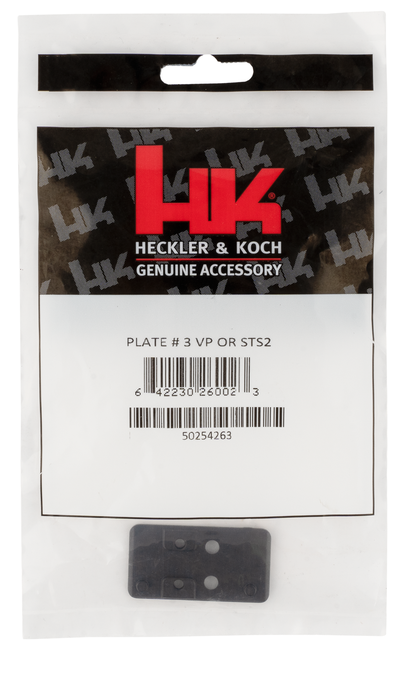Heckler & Koch VP9 Optics Mounting Plate #3 Black, C-More STS2
