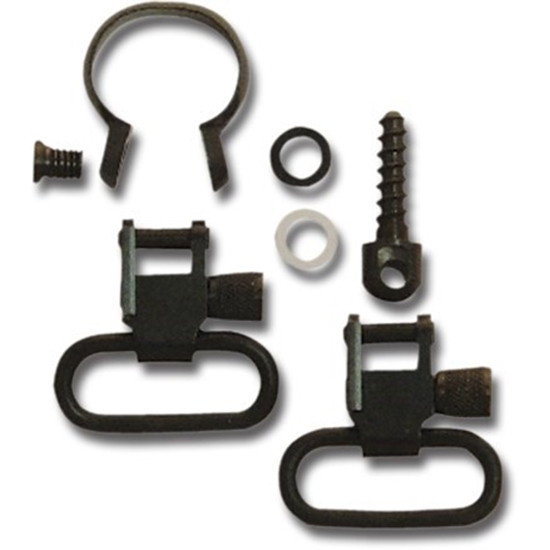 GrovTec Sling Swivel Studs with 1" Locking Swivels and Barrel Band Set Remington 760 and 7600 (1969 to Current) Steel Black