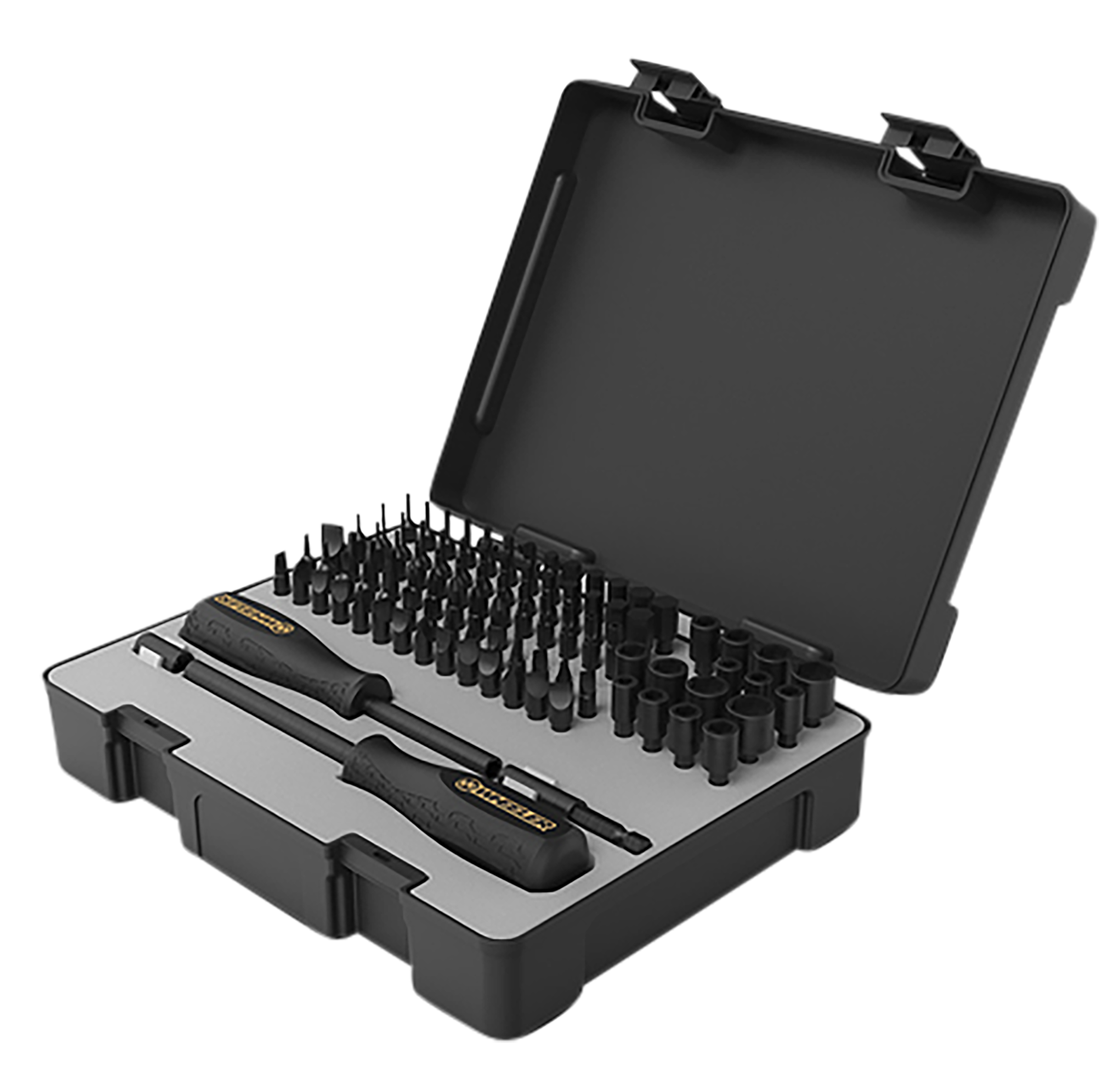 Wheeler 4001003 Professional Screwdriver Set Black 100 Pieces