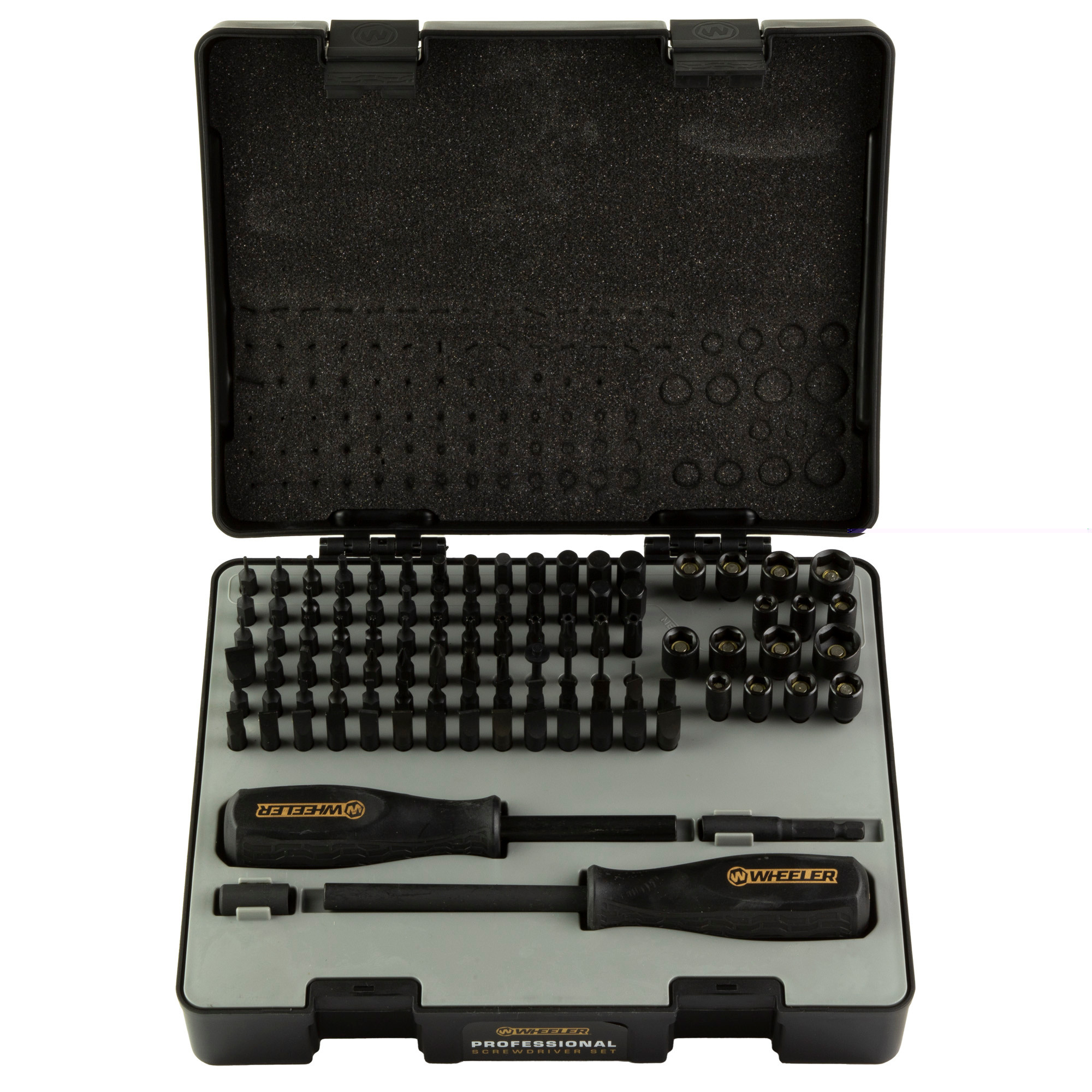 Wheeler 4001003 Professional Screwdriver Set Black 100 Pieces