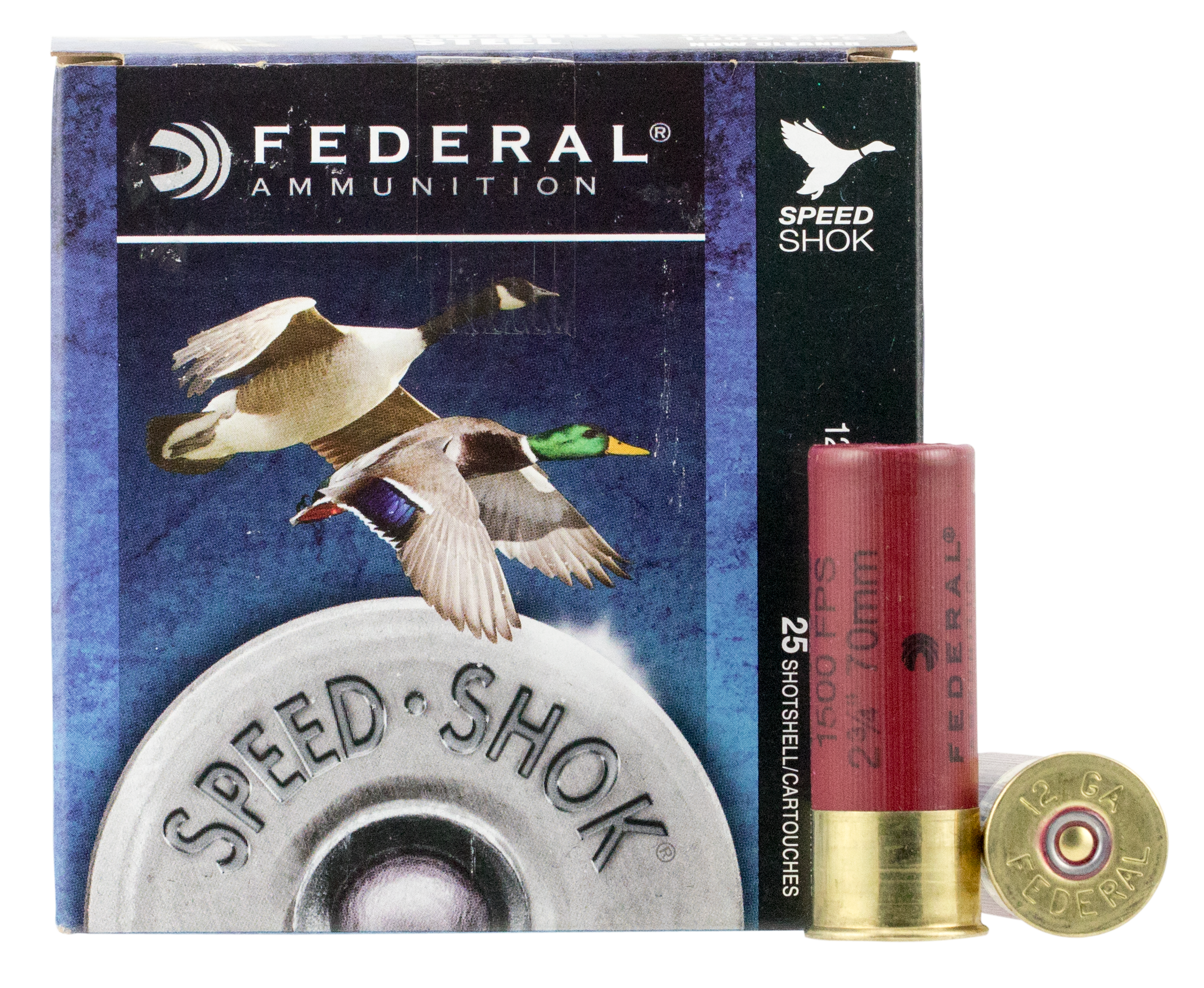 Federal WF1454 Speed-Shok Waterfowl 12 Gauge 2.75" 1 1/8 oz 4 Shot 25 Per Box/ 10 Cs