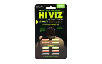 HIVIZ Sight Systems LiteWave Handgun Replacement LitePipe Set Litewave Handgun Replacement Litepipe Set