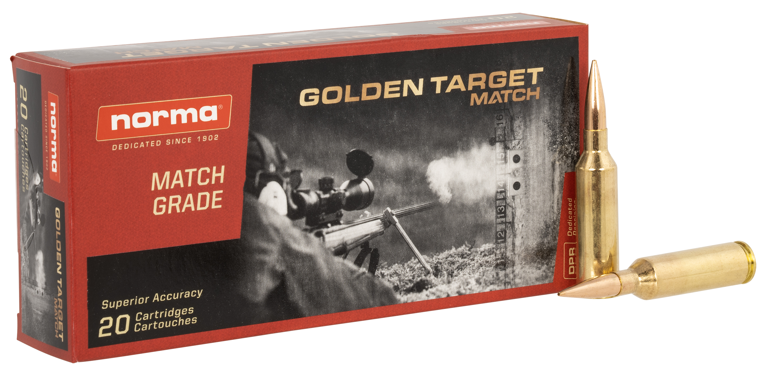 Norma Match Ammunition 6.5 PRC 143 Grain Hollow Point Boat Tail 20RD