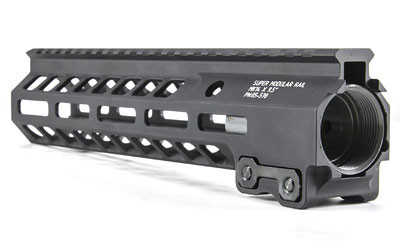 Geissele Automatics 05578B Super Modular Rail MK14 9.30" M-LOK, Black Aluminum for AR Platform, Barrel Nut Included