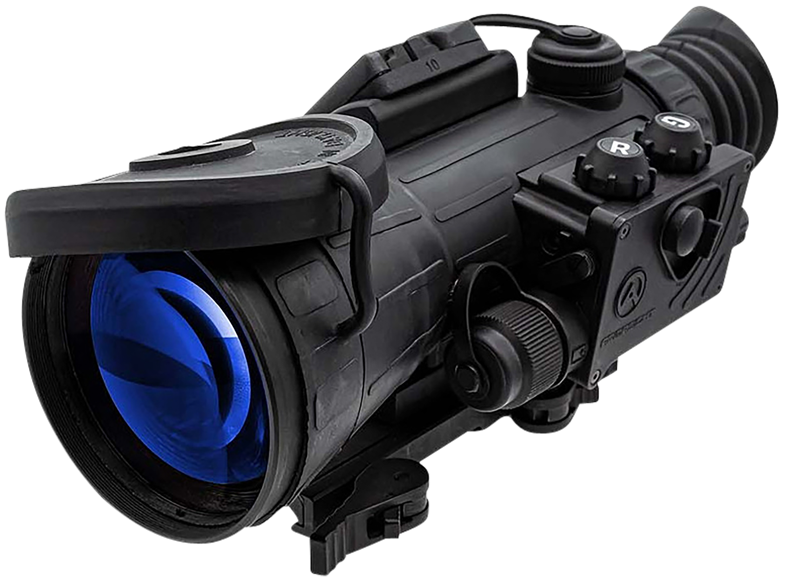 Armasight NRWVULCAN4G9DA1 Vulcan Night Vision Riflescope Black 4.5x108mm Gen 3 Red on Green/White Circle w/Dot Reticle