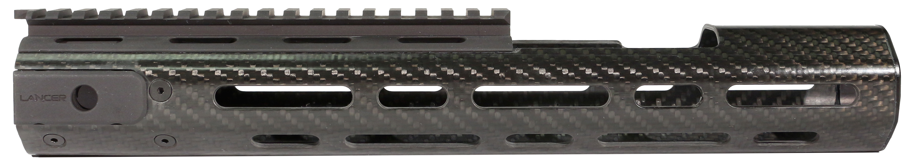 Lancer LCH516CXL HandguardOctagon Style made of Carbon Fiber with Black Finish & 13.10" OAL for Sig 516