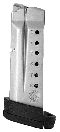 Smith & Wesson Magazine S&W M&P Shield 9mm Luger 8-Round Stainless Steel