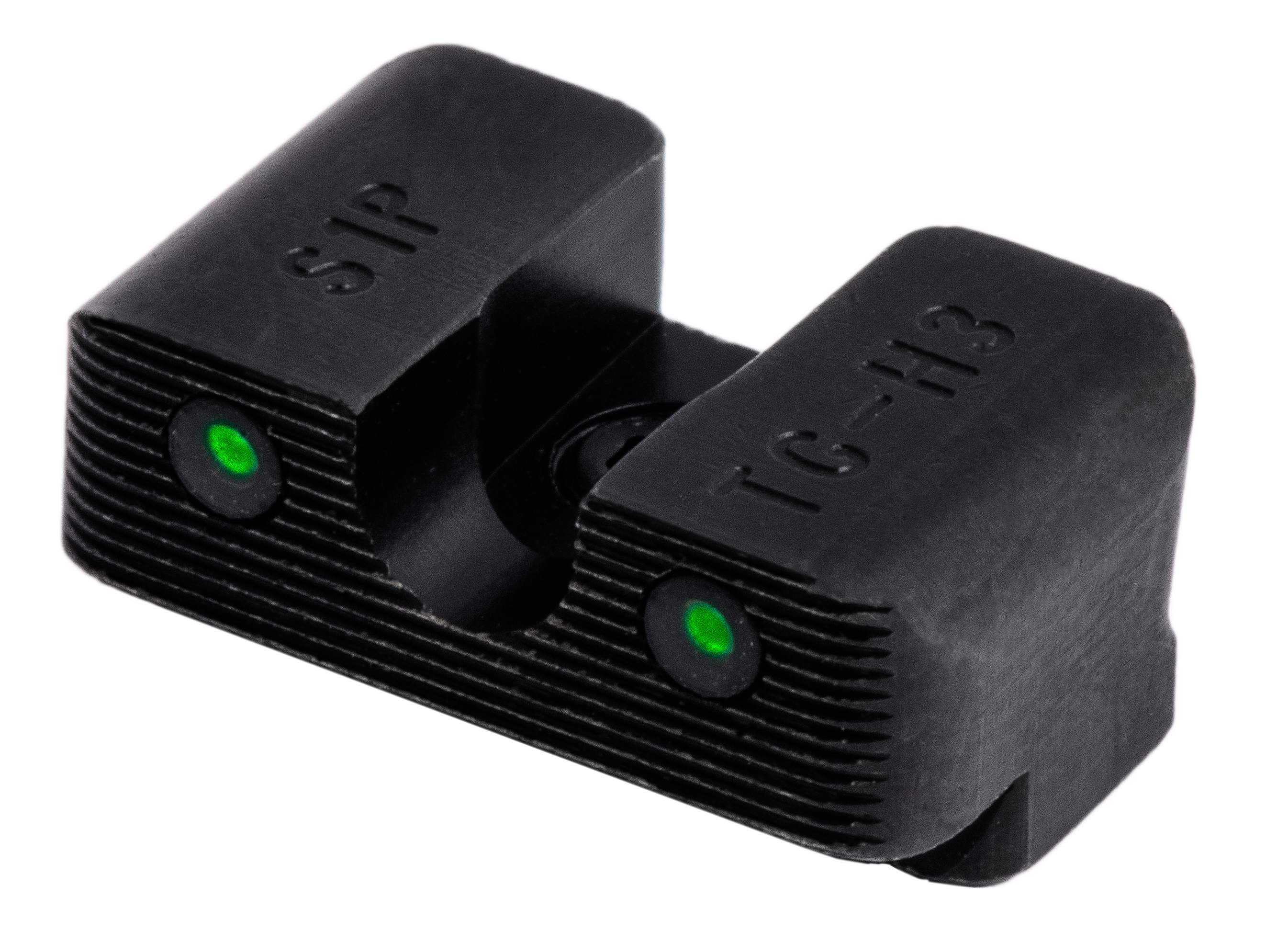 TruGlo Tritium Pro Sight Set Sig Sauer #8/#8 Tritium Green with White Front Outline