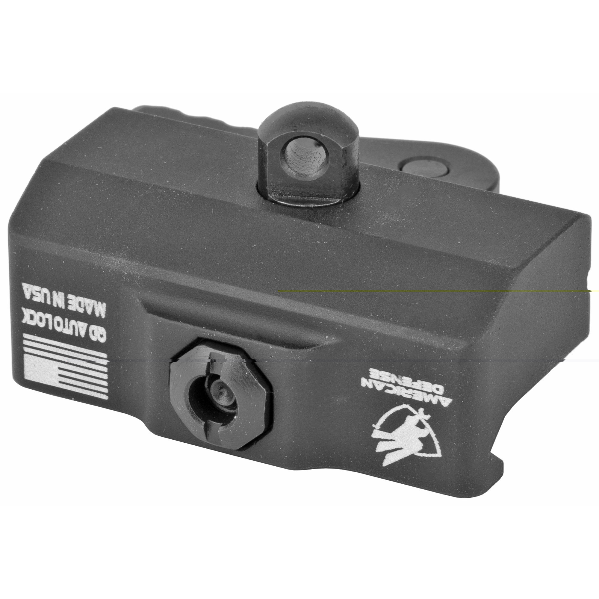 American Defense AD-BP Harris Bipod Adapter with Quick-Release Picatinny-Style Mount Aluminum Matte